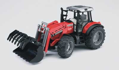 Bruder - Traktor Massey Ferguson 8420 s čelním nakladačem