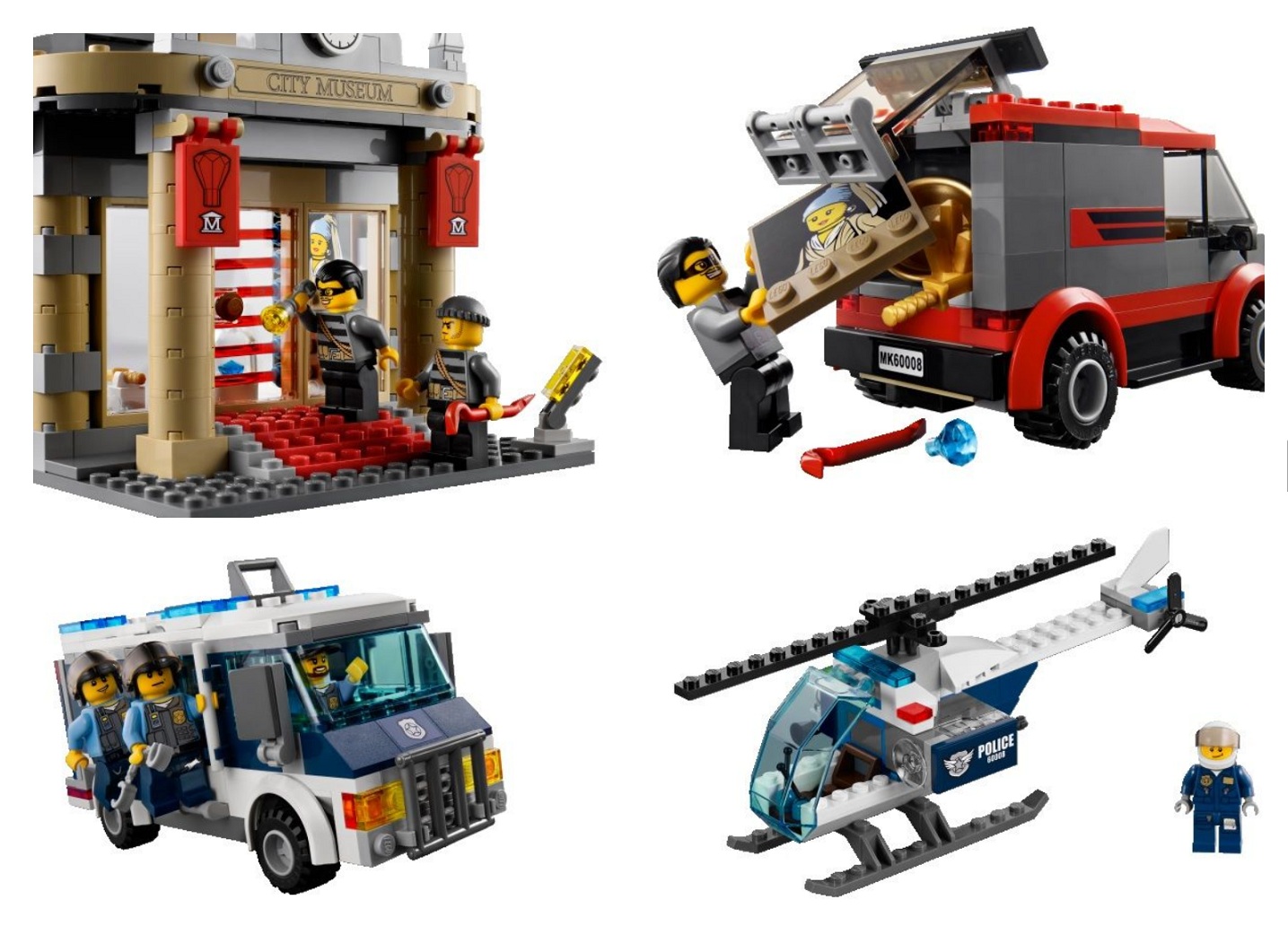 Lego City 60008 - Krádež v muzeu - Hračky Domino