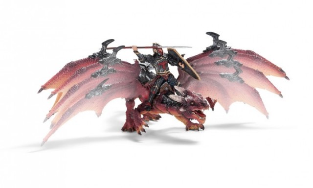 Schleich - Rytíř na draku s pohyblivými křídly