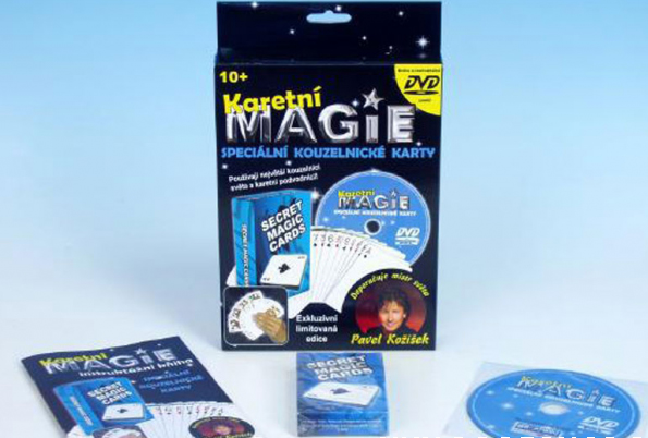 Karetní magie-Speciální kouzelní karty+DVD