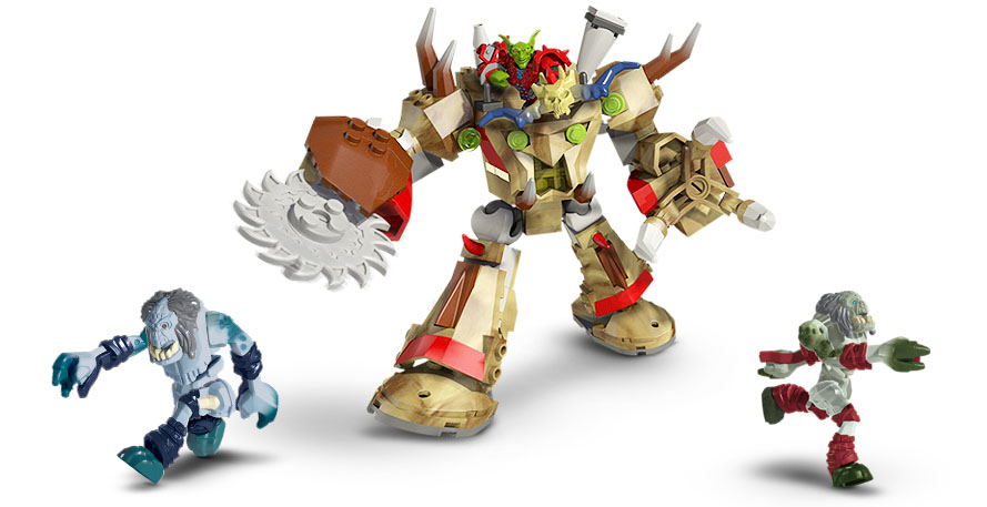 Ворлд блокс. Mega Bloks орки. Лего World of Warcraft. Конструктор ВОВ игрушки. Гоблинский крошшер.