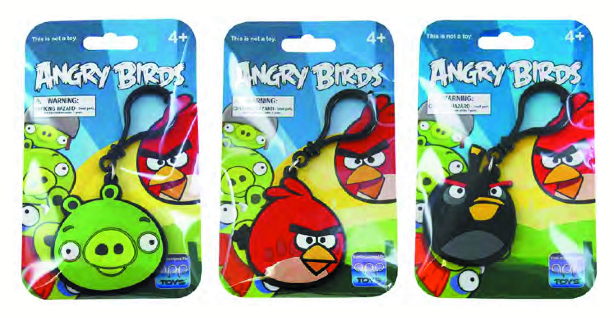 Angry Birds - Přívěšek s klipem