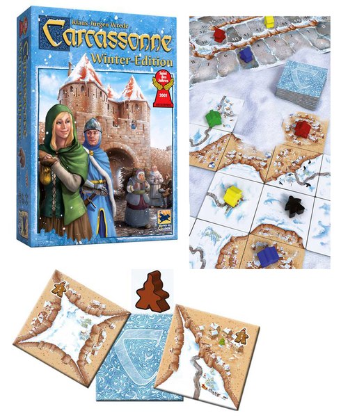 Carcassonne - Zimní krajina