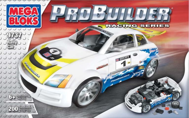 Mega Bloks - Pro Builder Rallye car