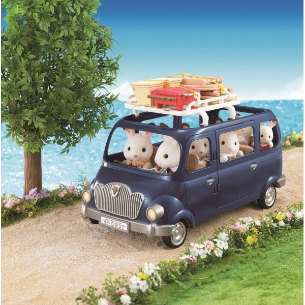 Sylvanian Families - Rodinné modré auto