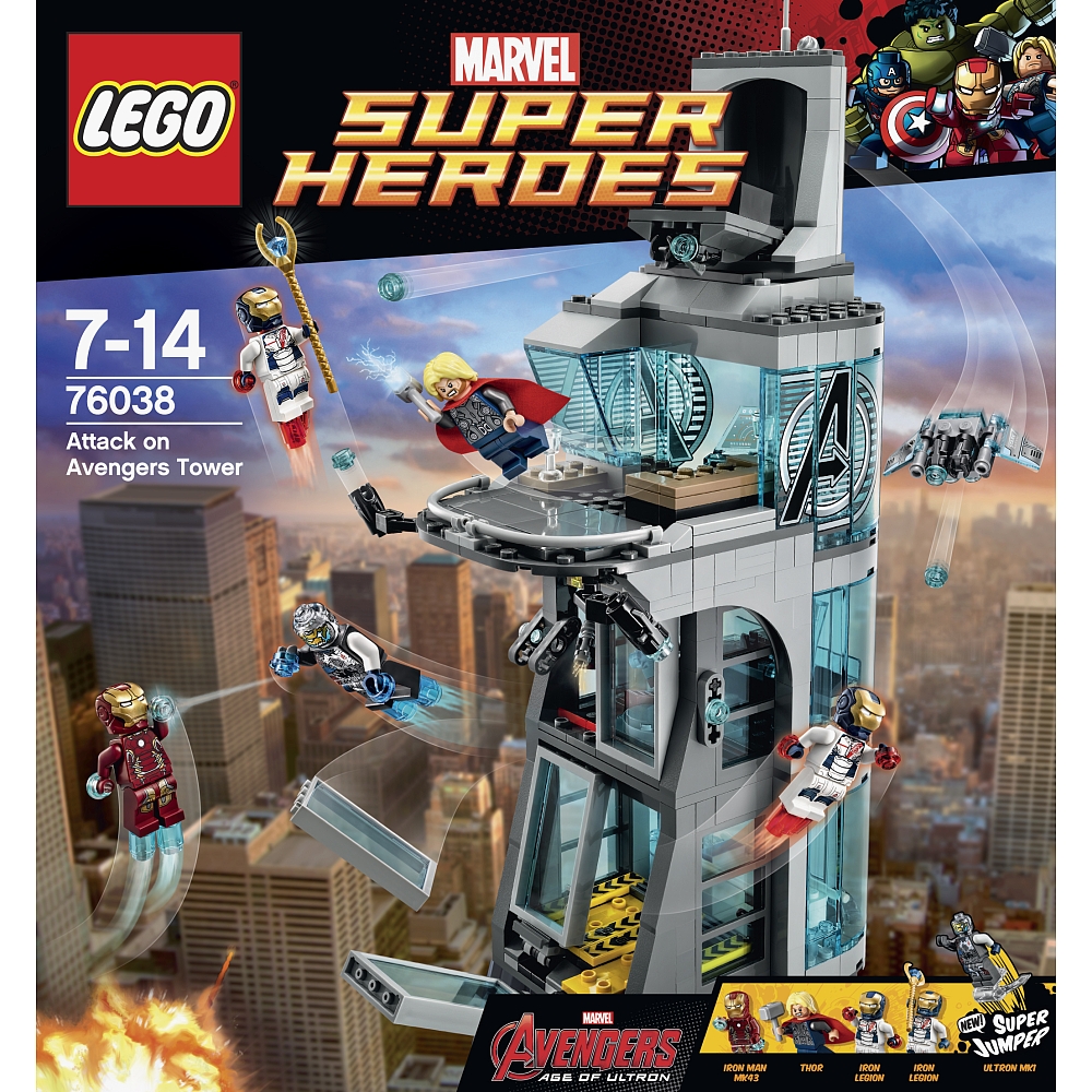 Lego Super Heroes 76038 Útok na věž Avengers Hračky Domino