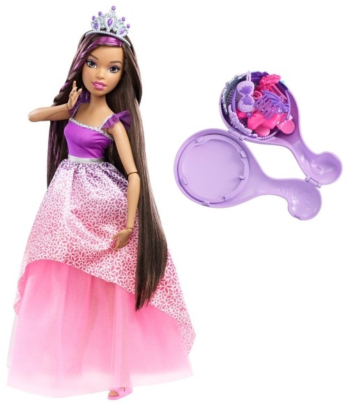 Barbie - Vysoká dlouhovláska brunetka