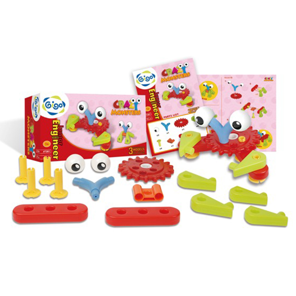Stavebnice Junior Engineer - Crazy Monsters