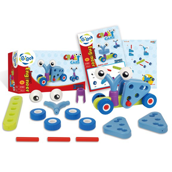 Stavebnice Junior Engineer - Crazy Cars