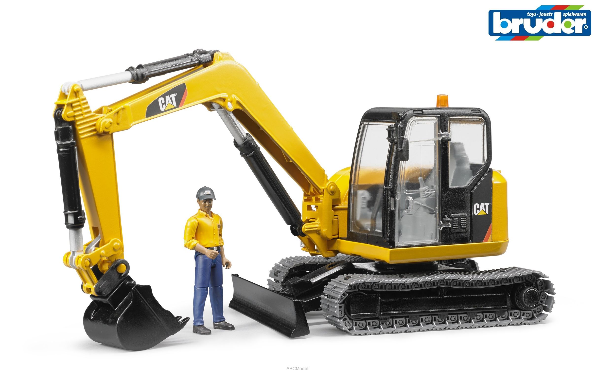 Bruder 2466 - CAT minibagr s figurkou