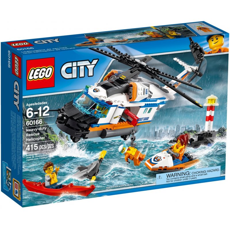 Lego City 60166 - Výkonná záchranářská helikoptera