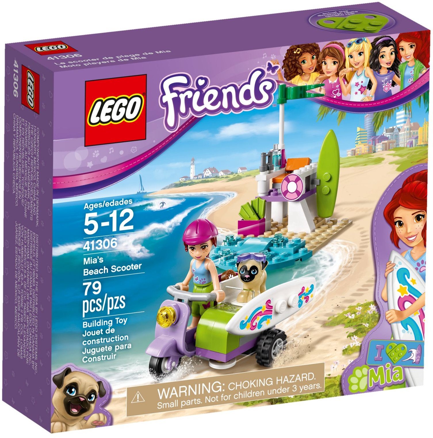 Lego Friends 41306 - Mia a plážový skútr