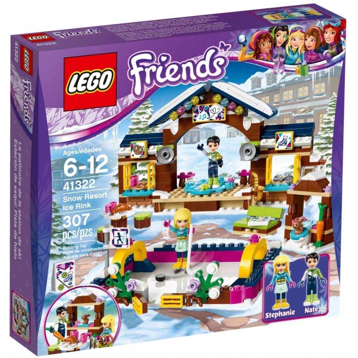 Lego Friends 41322 - Kluziště v zimním středisku