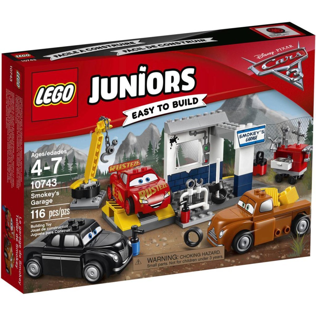 Lego Juniors 10743 - Čmoudíkova garáž