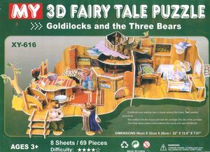 3D puzzle - Pohádka