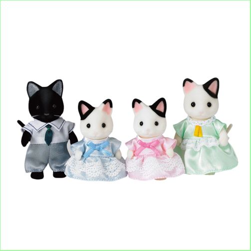 Sylvanian Families - Rodina koček s černým kocourem