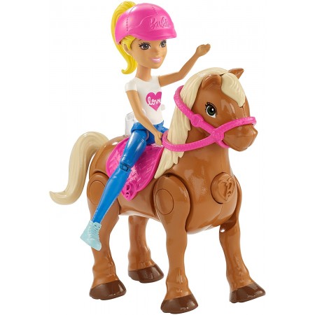Barbie - Mini panenka s koníkem