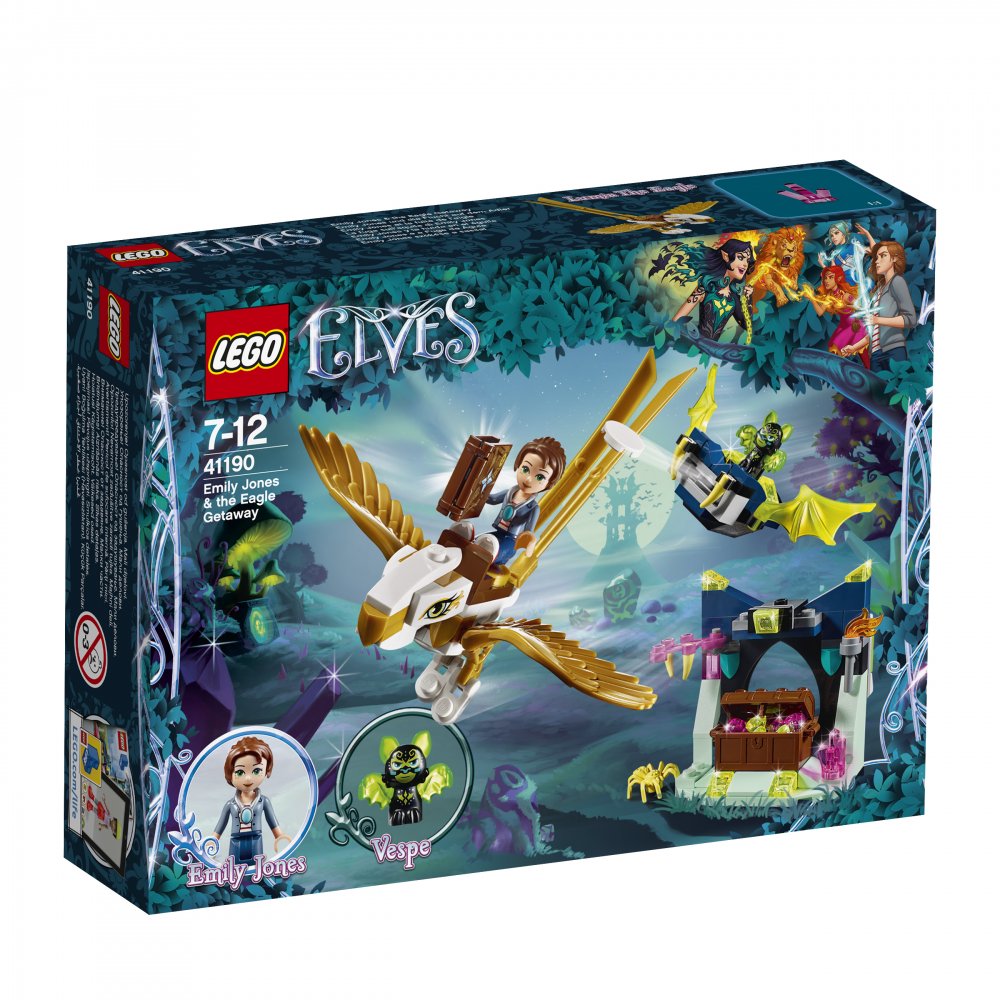 Lego Elves 41190 - Emily Jonesová a únik na orlovi