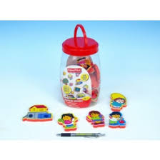 Fisher Price - Vodolepky škola 27 ks v dóze