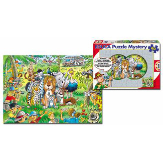 Puzzle 80 dílků - Džungle