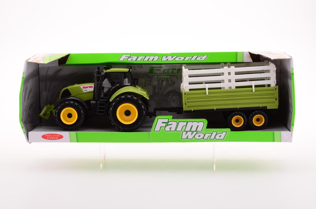 Traktor s přívěsem