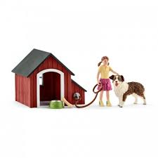 Schleich 42376 - Psí bouda s příslušenstvím