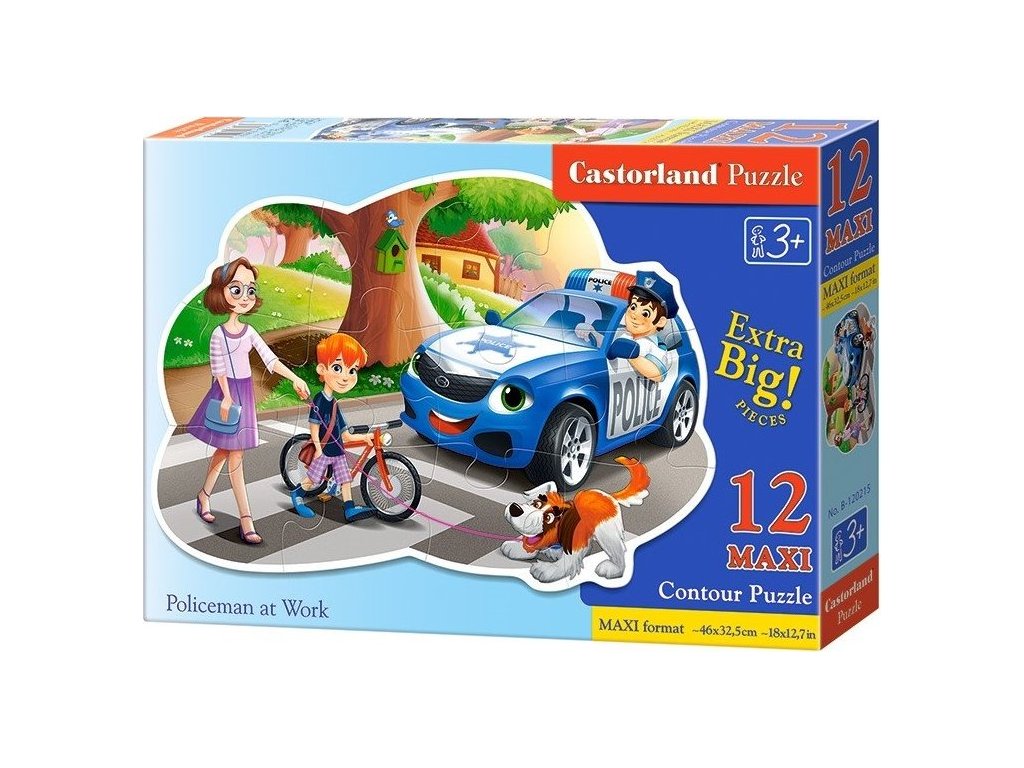 Puzzle MAXI 12 dílků - Policie ve službě