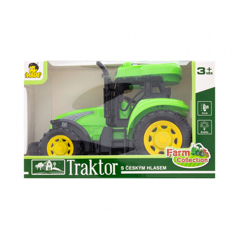 Traktor se světlem a zvukem na baterie