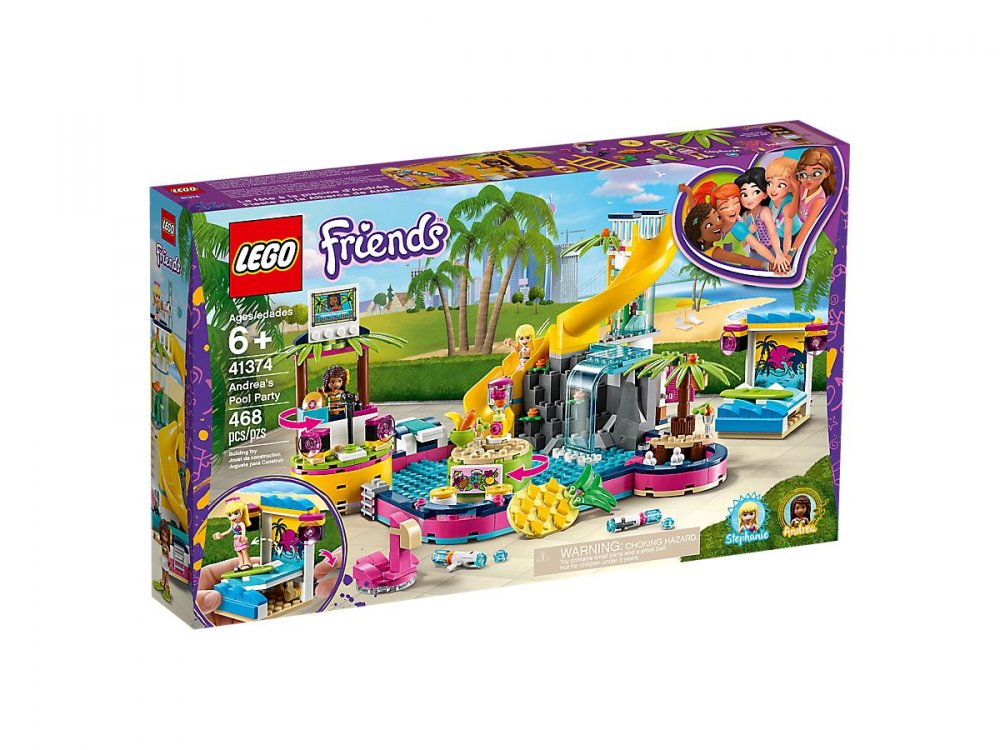 Lego Friends 41374 - Andrea a párty u bazénu