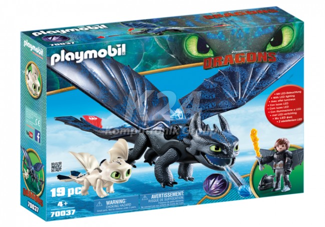 Playmobil 70037 - Bezzubka a Škyťák s dráčetem