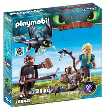 Playmobil 70040 - Škyťák a Astrid s dráčetem