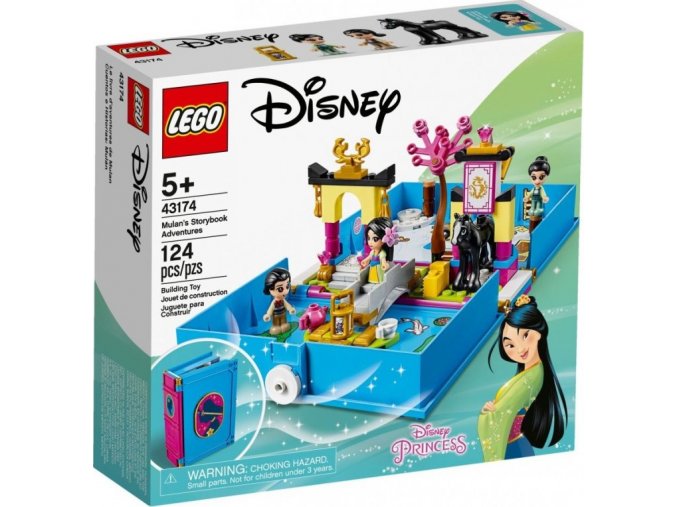 Lego Disney Princess 43174 - Mulan a její pohádková kniha dobrodružství