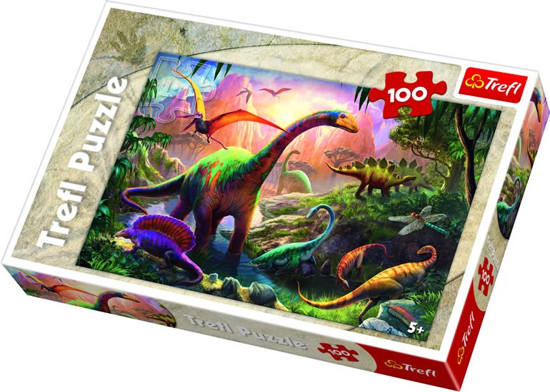 Puzzle Dinosauři 100 dílků