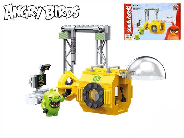 EDUKIE stavebnice - Angry Birds stroj