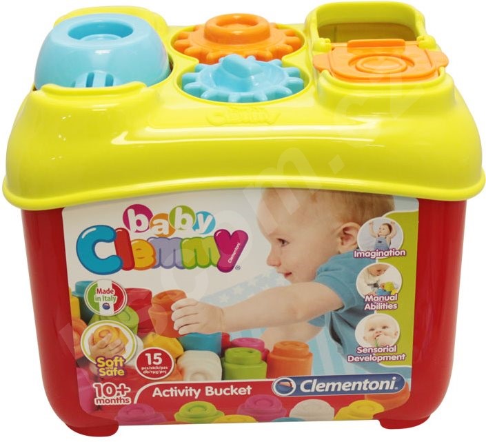 Baby Clemmy - Aktivní kyblík s prostrkávacími tvary