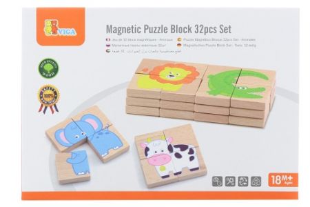 Viga - Dřevěné magnetické puzzle