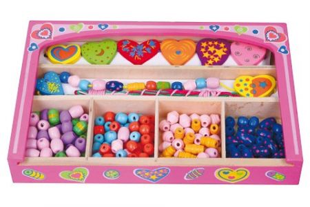 Viga - Dřevěná sada korálků