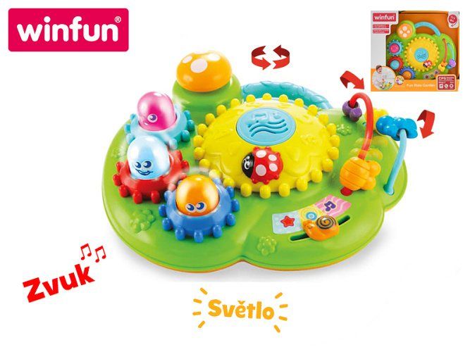 Winfun - Zahrádka se zvířátky pohyblivá na baterie