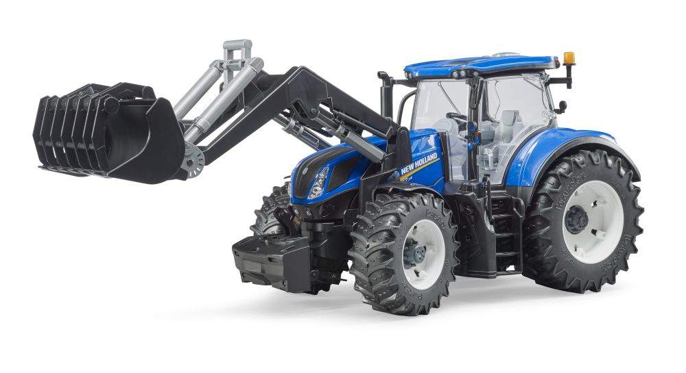 Bruder 3121 - Traktor New Holland T7 a čelní nakladač