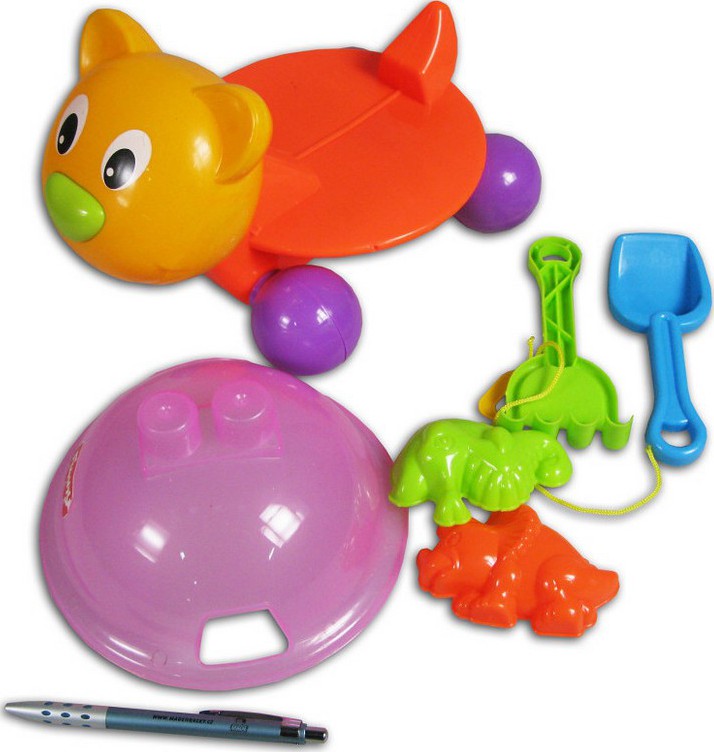 Set na písek kočička