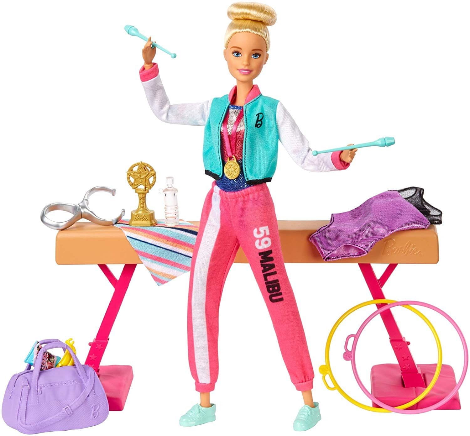 Barbie - Gymnastka herní set