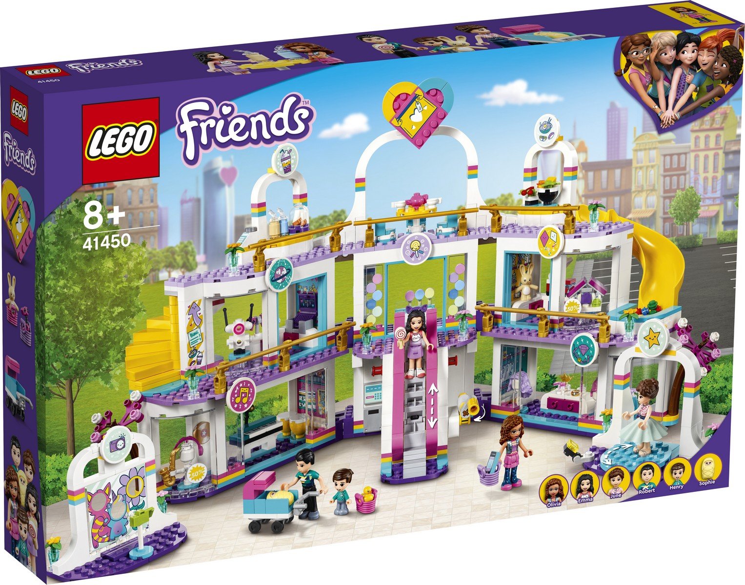 LEGO Friends - 41450 Nákupní centrum v městečku Hea