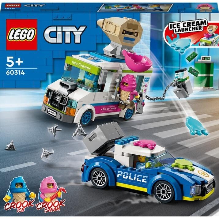 LEGO City 60314 - Policejní honička se zmrzlinářským vozem