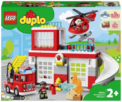 Lego Duplo 10970 Hasičská stanice a vrtulník