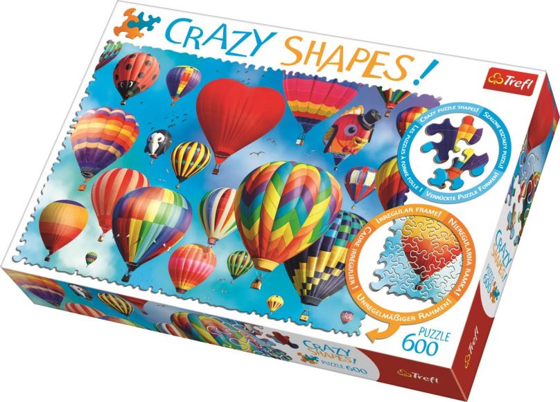 Puzzle Barevné balóny 600 dílků