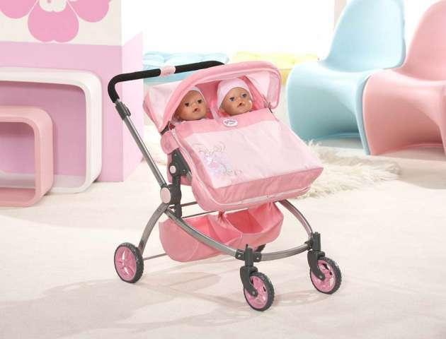 Tříkol.koč. BABY born pro dvojčata NOVI