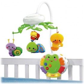 Fisher Price - Kolotoč nad postýlku reagující na dětský pláč