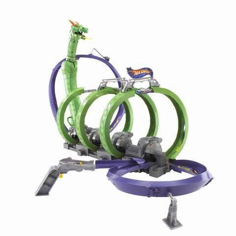 Hot Wheels - Autodráha Dragon (Ohnivý drak)