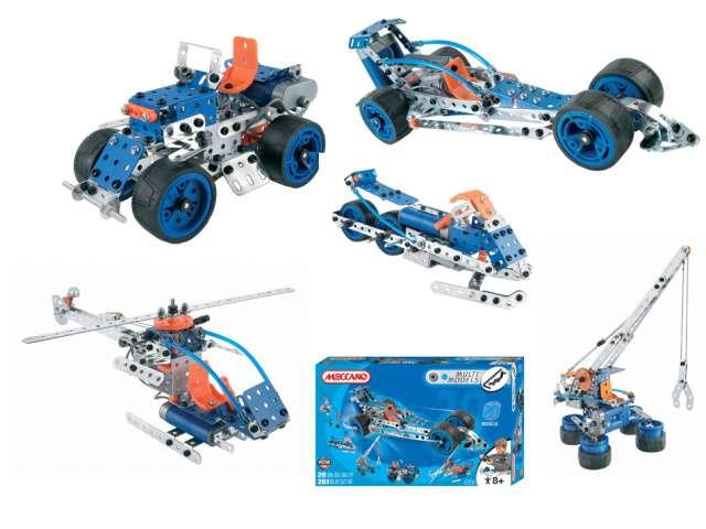 Meccano kovová stavebnice multi models 5 v 1 - Dragster