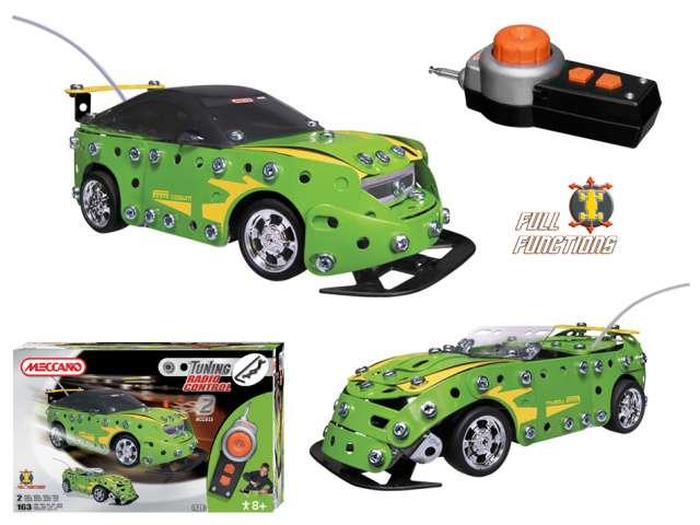 Meccano kovová stavebnice tuning radio control 2 v 1 - urban zelený